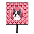 thumbnail image 1 of Boston Terrier Hearts Love Valentines Day Leash or Key Holder, 1 of 2