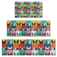 thumbnail image 1 of Boston Terrier Kitchen Rugs Sets Of 3,Kitchen Runner Rugs Non Skid Washable,Decorative Kitchen Floor Mats for Kitchen,Sink,Laundry,17"x30"+ 17"x47" + 17"x59", 1 of 6