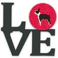 thumbnail image 1 of Boston Terrier Love Metal Wall Artwork LOVE, 1 of 2