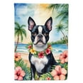 thumbnail image 1 of Boston Terrier Luau House Flag, 1 of 7