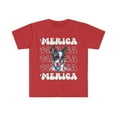 thumbnail image 1 of Boston Terrier 'Merica Patriotic T-Shirt Cute Boston Terrier 4th of July, 1 of 2