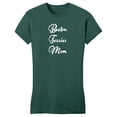 thumbnail image 1 of Boston Terrier Mom - Script - Women's Fitted T-Shirt, 1 of 2