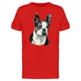thumbnail image 1 of Boston Terrier Painting T-Shirt Men -Image by Shutterstock, Male Small, 1 of 2