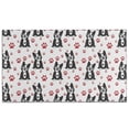 thumbnail image 1 of Boston Terrier Puppy Dog Door Rugs,Washable Non Slip Door Mats Indoor,Decorative Door Mats,Entry Mat Indoor for Entrance,Bedroom,Kitchen,Bathroom,17"x30", 1 of 6