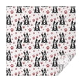 thumbnail image 1 of Boston Terrier Puppy Dog Square Tablecloth,Waterproof Square Table Cover,Wipeable Spillproof Washable Table Cover for Home Kitchen Party Decor 52"x52"(132x132cm), 1 of 6