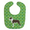 thumbnail image 1 of Boston Terrier Shamrocks  Baby Bib, 1 of 3
