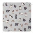 thumbnail image 1 of Boston Terrier Square Fitted Tablecloth with Elastic Edge,Square Table Cover,Washable Elastic Table Cover for Home Kitchen Party Decor 34"x34", 1 of 6