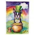 thumbnail image 1 of Boston Terrier St Patrick's Day House Flag, 1 of 7