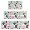 thumbnail image 1 of Boston Terriers and Flowers Kitchen Rugs Sets Of 3,Kitchen Runner Rugs Non Skid Washable,Decorative Kitchen Floor Mats for Kitchen,Sink,Laundry,17"x30"+ 17"x47" + 17"x59", 1 of 6