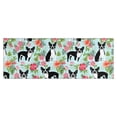 thumbnail image 1 of Boston Terriers and Pioneer Flower Kitchen Rug Mat,Kitchen Runner Rugs Non Skid Washable,Decorative Kitchen Floor Mats for Kitchen,Sink,Laundry,17"X47", 1 of 5