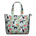 thumbnail image 1 of Boston Terriers and Pioneer Flower Travel Tote Bags for Women Carry On,Large Weekender Bags for Women Travel,Multi Functional Duffle Bag for Work,Shopping,Sports, 1 of 5