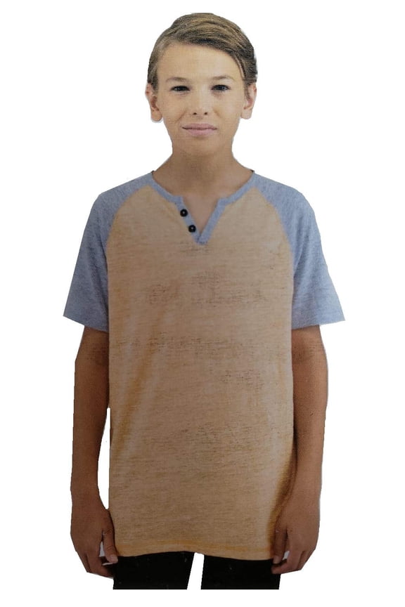 Boy's Short Sleeve Tee (Tiger Heather, XS (5-6)