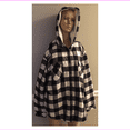 thumbnail image 1 of Boston Traders Girl's button front Shepra Lining Hoody Jacket  M-10/12/Blacl/White, 1 of 1