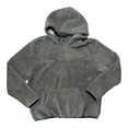 thumbnail image 1 of Boston Traders Men's 1/4 Zip Sherpa Fleece Lined Hooded Sweatshirt (Grey Stone, XL), 1 of 2