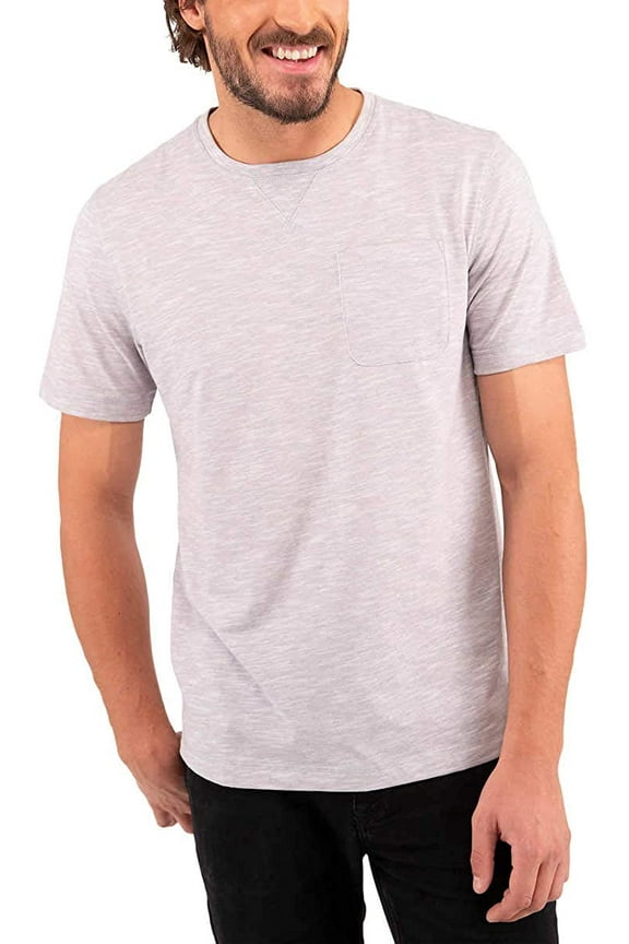 Mens Pocket Tee,Sleet,Medium