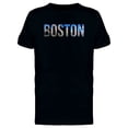 thumbnail image 1 of Boston, Travel Lovers Quote T-Shirt Men -Image by Shutterstock, Male Large, 1 of 2