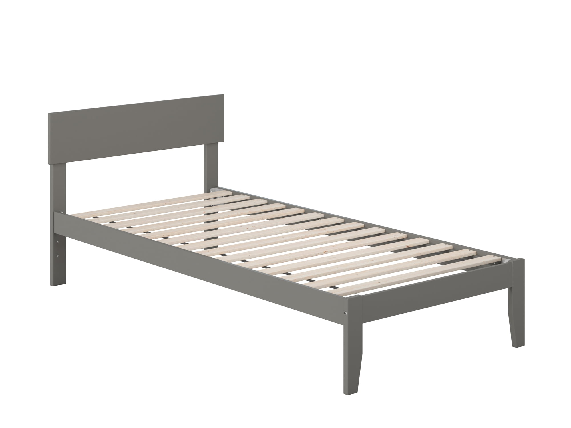 Boston Twin Extra Long Bed in Grey