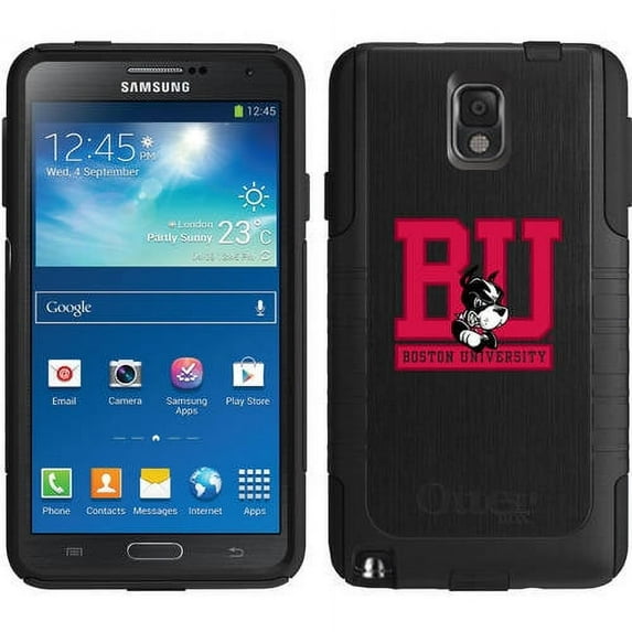Boston University BU University Terrier Design on OtterBox Commuter Series Case for Samsung Galaxy Note 3