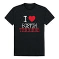 thumbnail image 1 of Boston University I Love T-Shirt, Black - Medium, 1 of 1