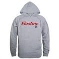 thumbnail image 1 of Boston University Mens Script Hoodie, Heather Gray - Small, 1 of 1