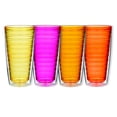 thumbnail image 1 of Boston Warehouse 24oz Insulated Tumblers, Hot Colors, Set of 4, 1 of 2