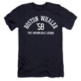 thumbnail image 1 of Boston Whaler Boston Collegiate Unisex Adult Canvas Brand T Shirt, Navy, Small, 1 of 3