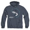 thumbnail image 1 of Boston Whaler Destination Unisex Adult Pull-Over Heather Hoodie, Navy Heather, Large, 1 of 3