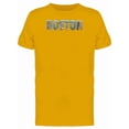 thumbnail image 1 of Boston Word With A Photo T-Shirt Men -Image by Shutterstock, Male XX-Large, 1 of 2