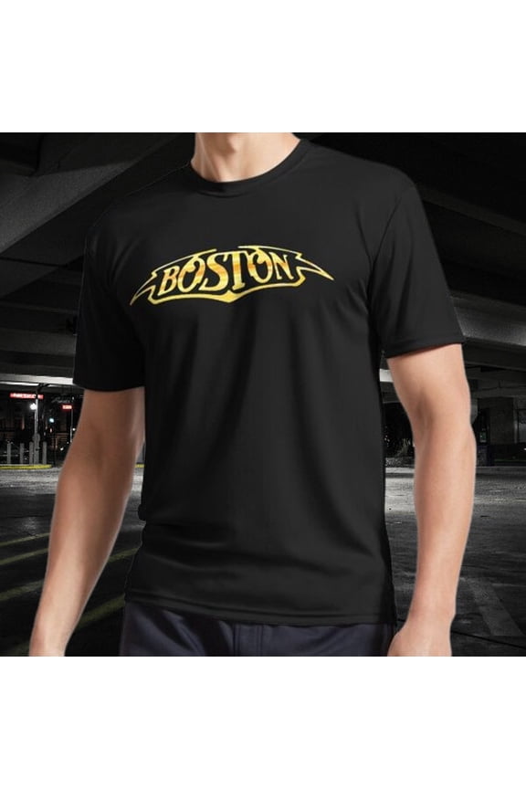 Boston logo Classic Active T-Shirt Funny Size Mode American T-shirt