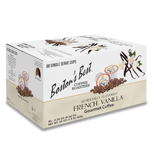 Bostonâ€™s Best Gourmet Coffee â€“ French Vanilla Flavored Coffee â€“ Medium Roast â€“ Single