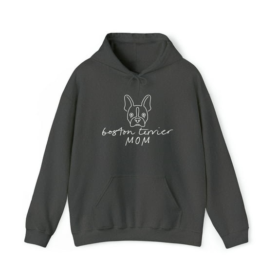 Boston terrier Dog Mom Hoodie, Gifts, Hooded Sweatshirt
