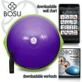 thumbnail image 1 of Bosu 72-10850 The Original Balance Trainer 65 cm Diameter, Purple and Green, 1 of 3