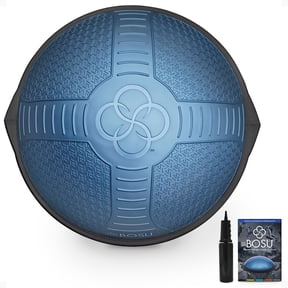 Bosu Home Balance Trainer Ball for Strength, Flexibility, and Cardio, Blue