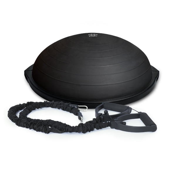Bosu Home Balance Trainer for Strength, Flexibility, and Cardio Workouts, Black