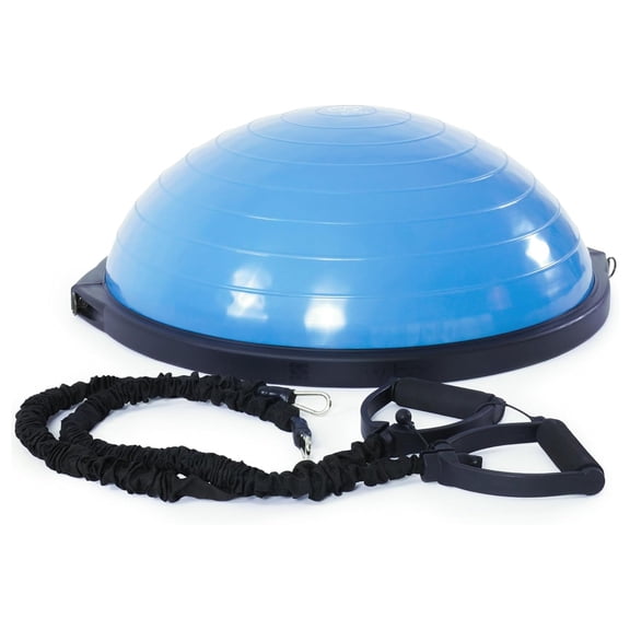 Bosu Pro 26 Strength Trainer Ball Balance Board with Resistance Bands, Blue
