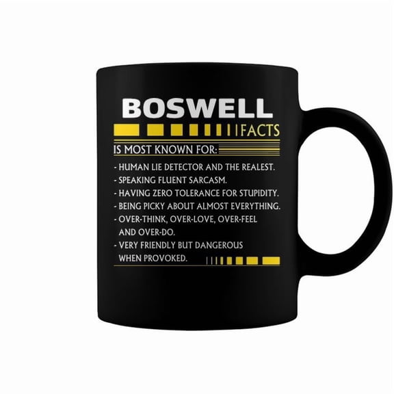 Boswell Name Gift Boswell Facts Coffee Mugs