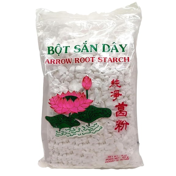 Bot San Day Arrow Root Starch Chunks, Arrowroot Starch Chunks, Arrowroot chunks, 16 oz