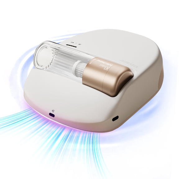 Bot X1 Robot Bed Vacuum, Automatic Mattress Vacuum Cleaner with Intelligent Path Planning, UV-C Light, HEPA Filter, One-Click 100% Dust & Pet Hair Removal for Bed, Mattress, Sofa, Carpet-White