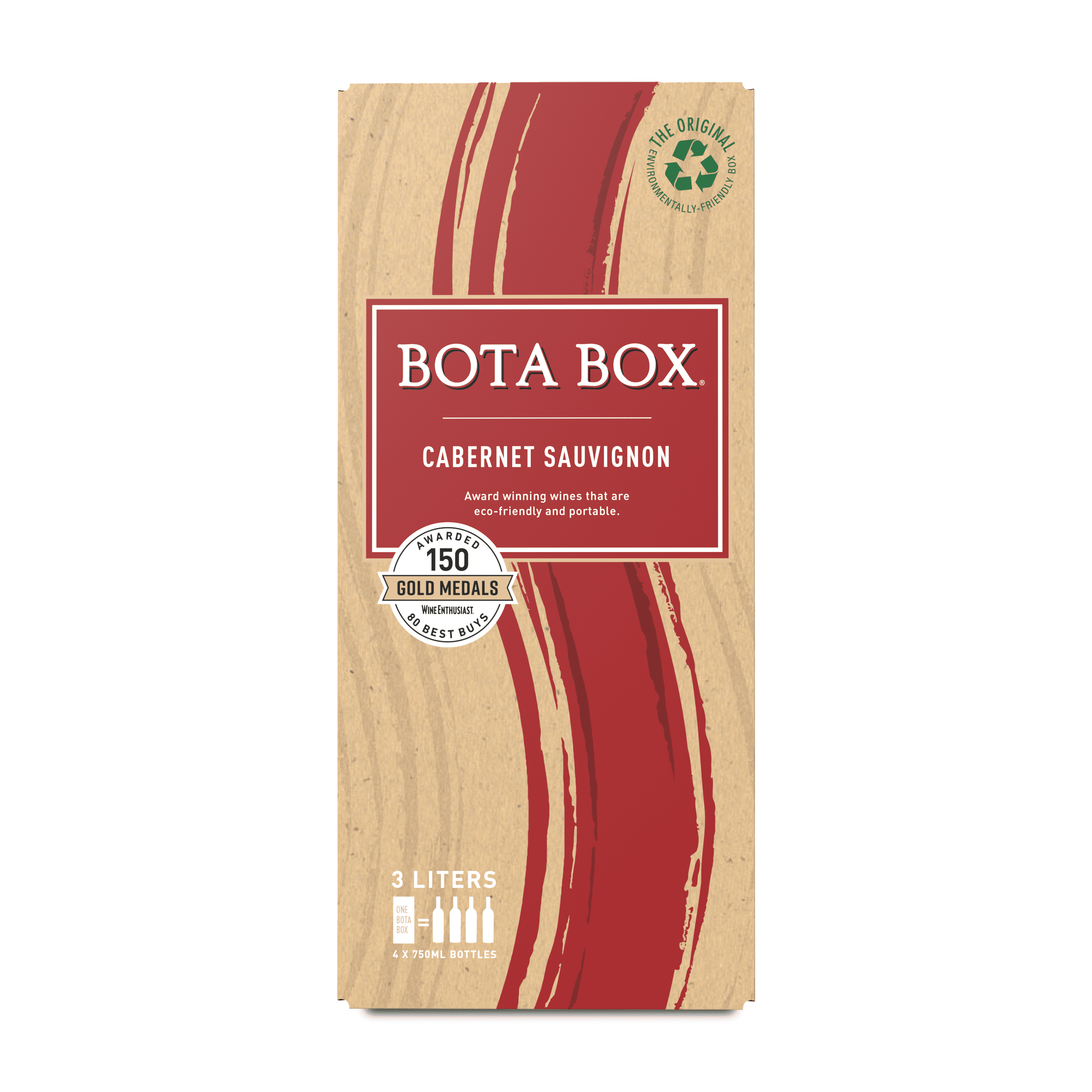 Bota Box Sauvignon Red Wine, 3L (Equals 4 x 750ml Bottles), 13