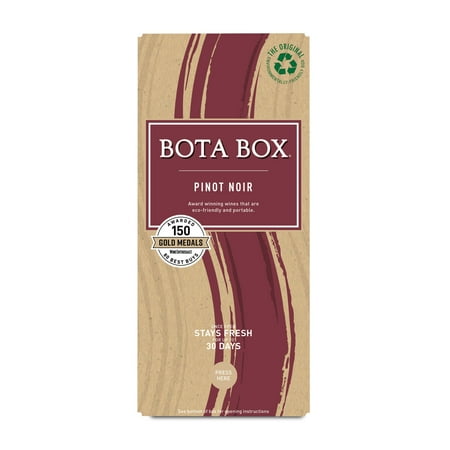 Bota Box Pinot Noir Red Wine, 3L (Equals 4 x 750mL Glass Bottles), 13.5% ABV