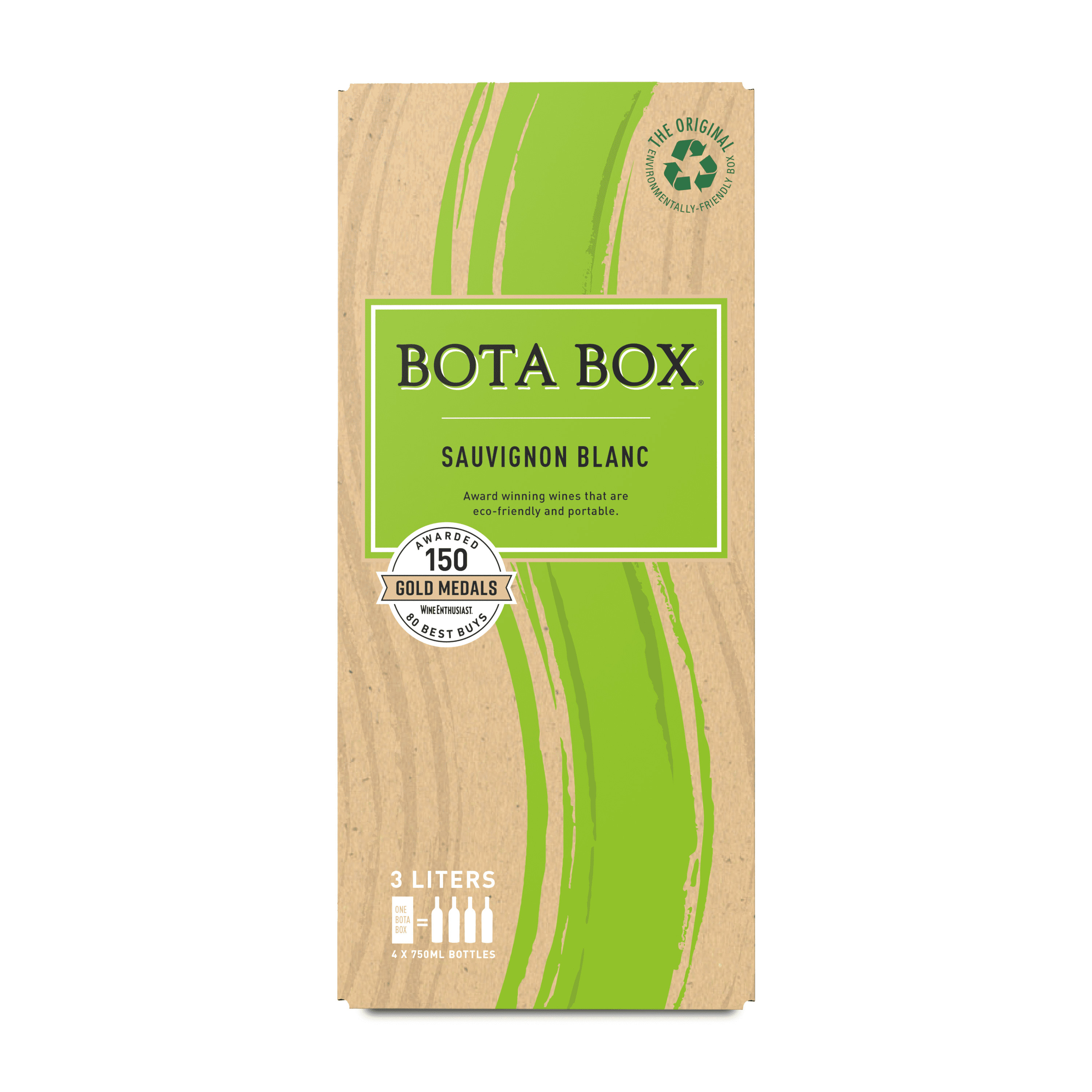 Bota Box Sauvignon Blanc White Wine, 3L (equals 4 x 750ml bottles), 12.