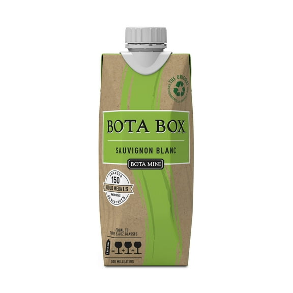 Bota Mini Sauvignon Blanc White Wine, 500ml (3 Glasses), 12.5% ABV