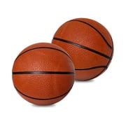 Botabee 5" Rubber Mini Basketballs (2-Pack) - Realistic Bounce and Grip for Indoor and Outdoor Play - Small Basketball for Kids - Durable and Fun, Perfect for Mini Hoops