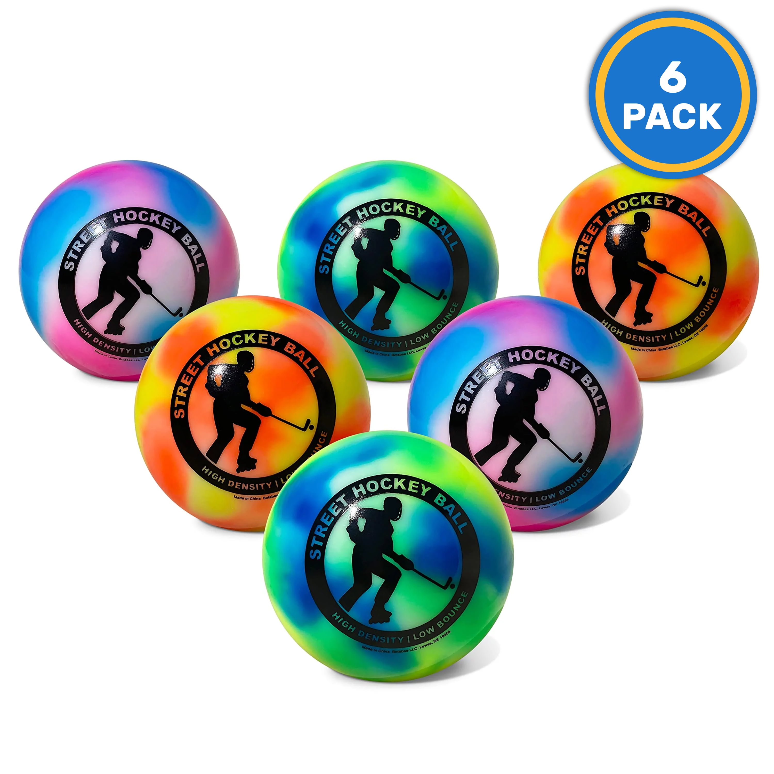 New MINI FOAM BALLS-6 PACK Street Hockey / Pucks/Balls