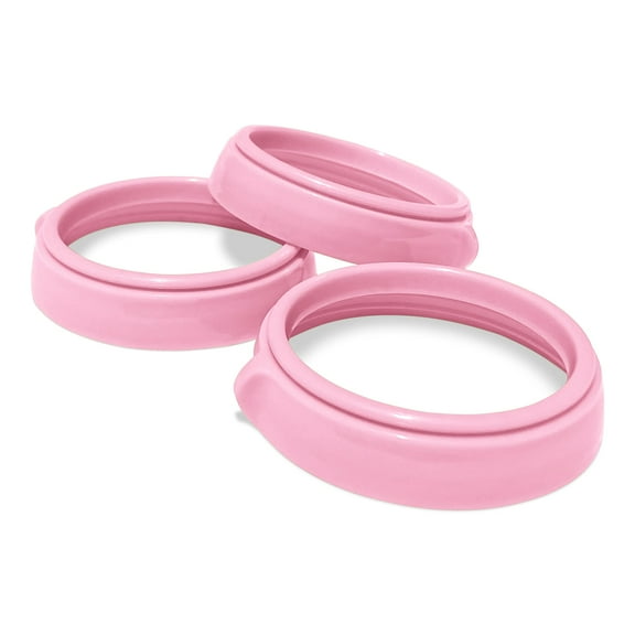 Botabee Baby Bottle Collar Rings for Comotomo Baby Bottles, Compatible with 5 Oz and 8 Oz Bottle, Set of 3