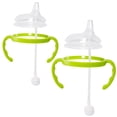 thumbnail image 1 of Botabee Green Soft Spout Sippy Cup Kit Fits 5oz and 8oz Bottles Weighted Straw, Handles, and Nipple (2 Pack) for Comotomo Baby Bottles, 1 of 5