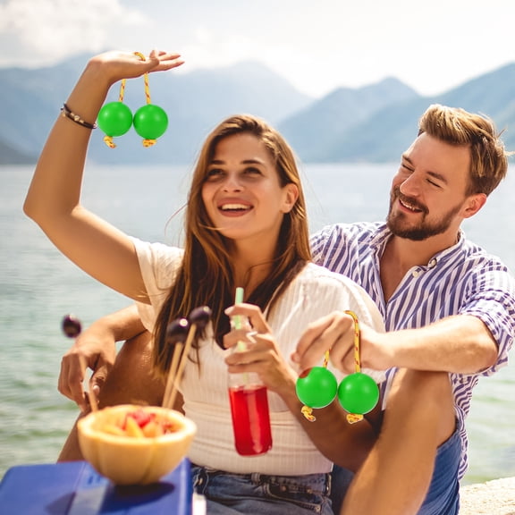 BotaniNest 2 Pairs Of Aslatuas Rhythmic B All Kashaka Shaker Instrument Classical African Shaker Rattle Hand Percussion For Kids Adults Weddings Parties Musical Class