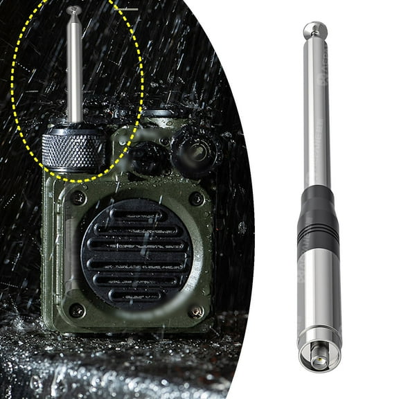 BotaniNest 27Mhz Antenna 9 Inch To 51 Inch Telescopic/Rod HT Antennas For Handheld/Portable Radio With BNC Connector
