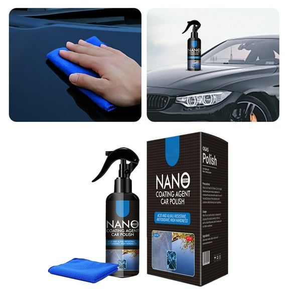 BotaniNest 300ml Advanced Car Quick Acting Coating Agent Spray 2025 2 In 1 High Quick Effect Coating Agent For Car Waterless Wash Car Scratch Wax Polish Coating Agent Spray Car Coating