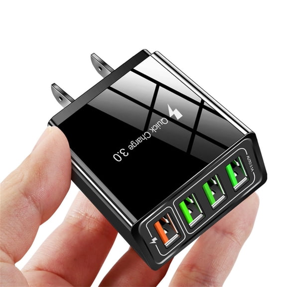 BotaniNest 4 Ports Fast Wall Charger Charging Block Phone USB Cube 45W Wall Charger